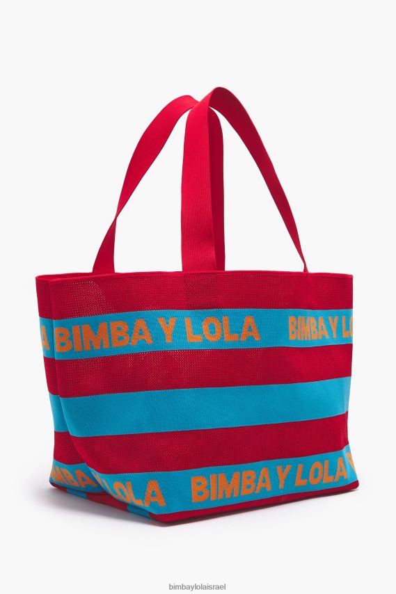 Bimba Y Lola תיק קניות סרוג X2J628126 אביזרים אָדוֹם