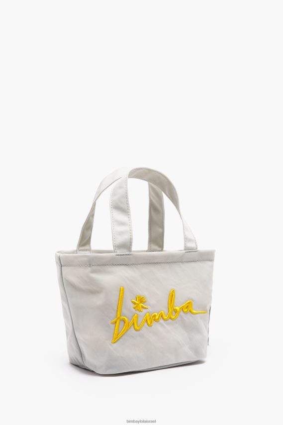 Bimba Y Lola תיק מיני טרפז ניילון X2J628158 אביזרים אפור קרח