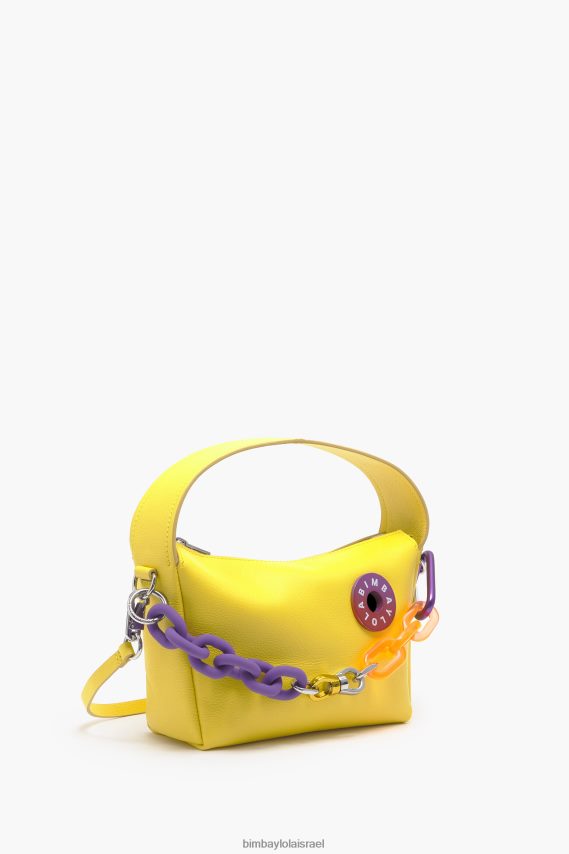 Bimba Y Lola תיק נווד מעור X2J62857 אביזרים צהוב