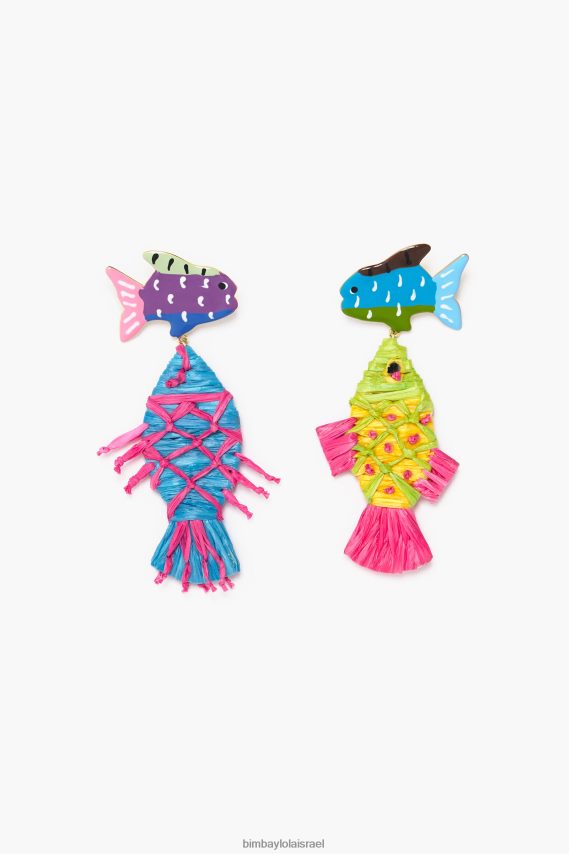 Bimba Y Lola עגילי דג רפיה X2J628698 אביזרים סַסגוֹנִיוּת
