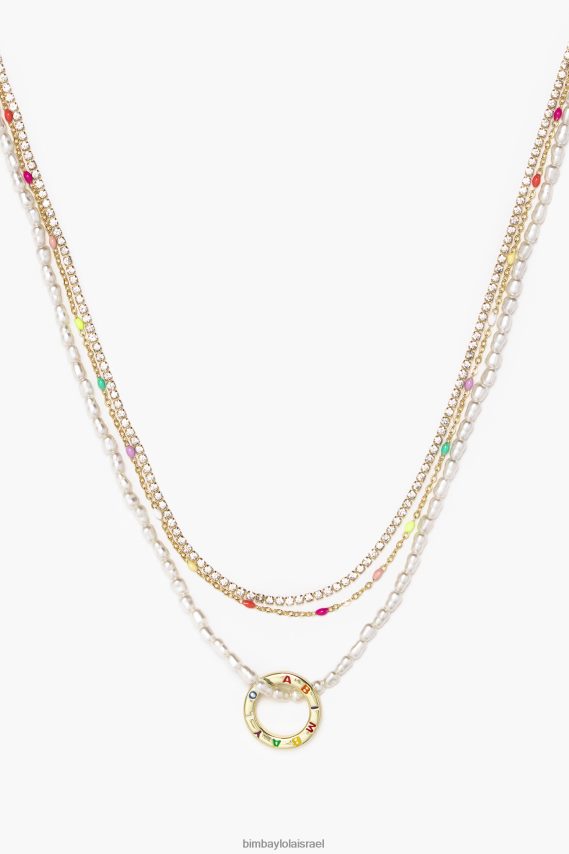 Bimba Y Lola שרשרת קצרה ושרשרת X2J628714 אביזרים פנינים