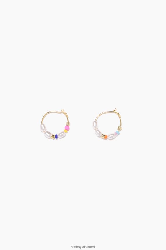 Bimba Y Lola עגילי חישוק X2J628771 אביזרים פנינים וחרוזים צבעוניים