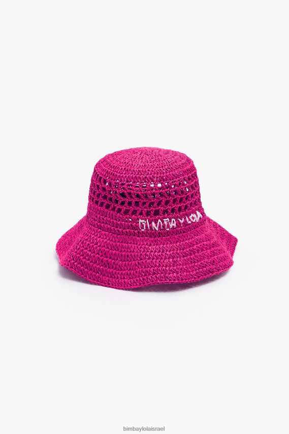 Bimba Y Lola כובע דלי רפיה X2J628854 אביזרים וָרוֹד